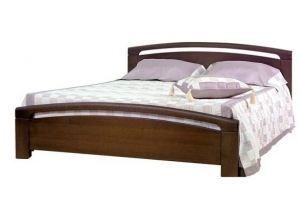 Кровать из массива бука Бали 3 - Мебельная фабрика «Нега»