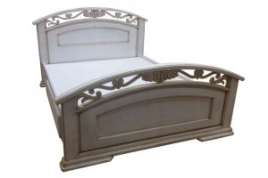 Кровать из массива дуба Джулия - Мебельная фабрика «Леспром»