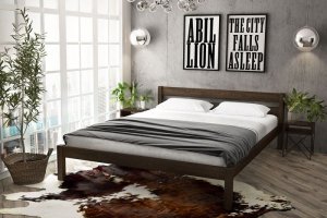 Кровать  из массива сосны Alana - Мебельная фабрика «Alitte»