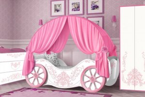 Кровать-карета Принцесса 4.0 - Мебельная фабрика «МК Массмебель»