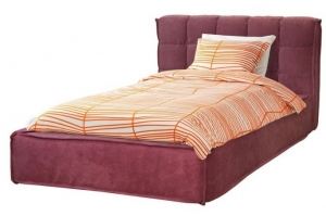 Кровать мягкая Концепт 5 красная - Мебельная фабрика «ЕвроСтиль»