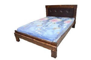 Кровать Купец-2 с мягкой спинкой - Мебельная фабрика «ММК-ДРЕВ»