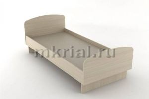 Кровать ЛДСП Кт 01 900 - Мебельная фабрика «Риал»