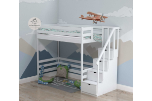 Кровать Loft commode - Мебельная фабрика «EcoBedHouse»