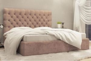 Кровать Lorenzo с утяжками - Мебельная фабрика «Sonberry»
