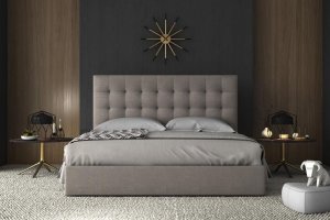 Кровать Мадрид с мягким изголовьем - Мебельная фабрика «ЛЕГИОН»