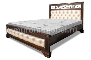 Кровать массив дуба Лозанна - Мебельная фабрика «Муром-Мебель»