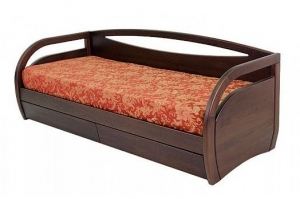 Кровать массив с ящиками Скай - Мебельная фабрика «Нега»