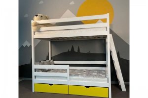 Кровать для двух детей Милана - Мебельная фабрика «Детская мебель»