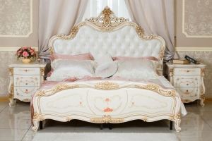 Кровать Миранда бежевая - Импортёр мебели «ЭДЕМ»
