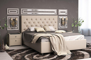 Кровать мягкая Beatrice - Мебельная фабрика «Конкорд»