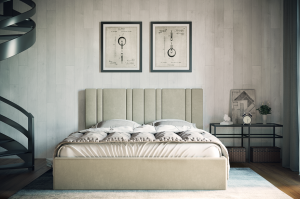 Кровать мягкая Мия - Мебельная фабрика «ЭкоСон»
