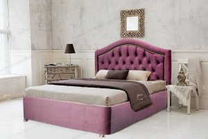 Кровать мягкая МК 124 - Мебельная фабрика «Фабрика натуральной мебели»