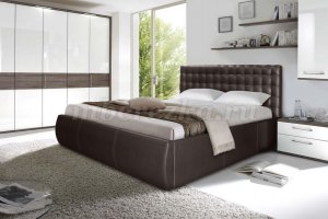 Кровать мягкая спальная Лира - Мебельная фабрика «Березка»