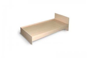 Кровать односпальная из ЛДСП - Мебельная фабрика «КИНГ»