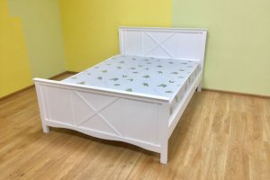 Кровать односпальная из массива Анабель 28 - Мебельная фабрика «Брянск-мебель»