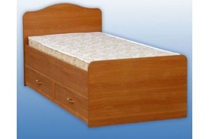 Кровать односпальная с ящиками - Мебельная фабрика «Керулен»