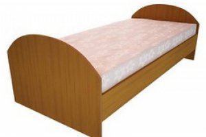 Кровать одноярусная ЛДСП - Мебельная фабрика «Alicio»