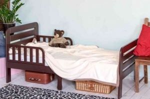 Кровать подростковая Охта Шоколад КПО-2/160 - Мебельная фабрика «Феалта»