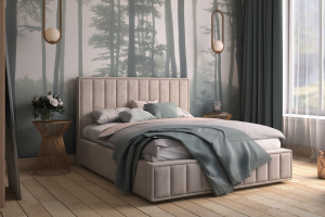 Кровать Rainie с подъемным механизмом - Мебельная фабрика «Конкорд»