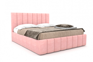 Кровать розовая Розали
