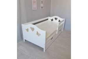 Кровать с бабочками - Мебельная фабрика «2 Яруса»