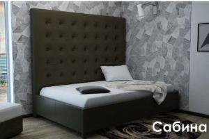 Кровать с большим изголовьем Сабина - Мебельная фабрика «IRIS»