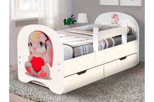 Кровать с фотопечатью Зайка - Мебельная фабрика «Эльбрус-М»