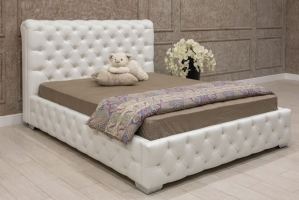 Кровать с каретной стяжкой Квин - Мебельная фабрика «Imperium»