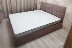 Кровать с мягких изголовьем подъемная - Мебельная фабрика «InRoom»