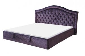 Кровать с мягким изголовьем - Мебельная фабрика «Рось»