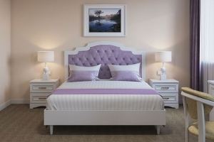 Кровать с мягким изголовьем Беатрис - Мебельная фабрика «Элана»