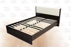 Кровать с мягким изголовьем Дюна 1.4 - Мебельная фабрика «Любимая Мебель»