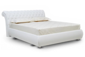 Кровать с мягким изголовьем Кристалл - Мебельная фабрика «SID Диваны»