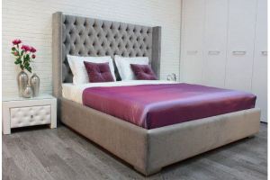 Кровать с мягким изголовьем Кристина - Мебельная фабрика «Палитра»