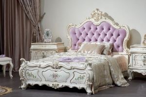 Кровать с мягким изголовьем Шанель - Мебельная фабрика «Арида»