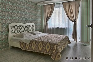 Кровать с резной спинкой Simfoniya - Мебельная фабрика «BURJUA»
