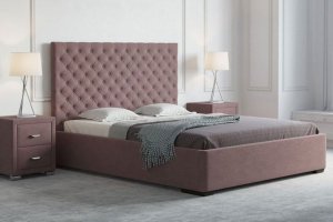 Кровать с высоким изголовьем - Мебельная фабрика «POBEDA.»