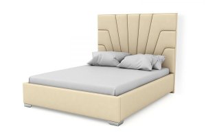Кровать с высоким изголовьем Лайн - Мебельная фабрика «Здоровый Сон»
