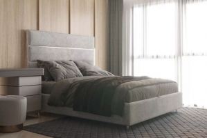 Кровать с высоким изголовьем Frona - Мебельная фабрика «Sonberry»