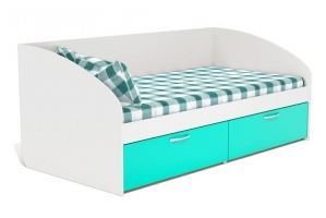 Кровать с жестким изголовьем Радуга-3 - Мебельная фабрика «BABYCAR»