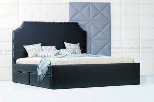 Кровать SD-127 с выдвижными ящиками - Мебельная фабрика «Sofas&Decor»