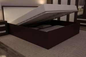 Кровать Симфония с экокожей - Мебельная фабрика «Рось»