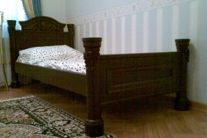 Кровать спальная массив дуб - Мебельная фабрика «Винтаж»