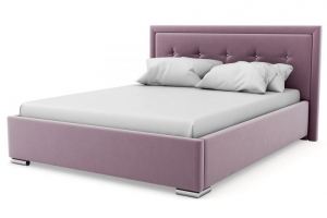 Кровать спальная розовая Либерти - Мебельная фабрика «Здоровый Сон»