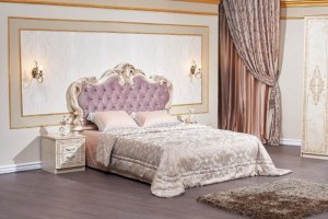 Кровать спальная светлая Аманда - Мебельная фабрика «Арида»