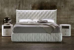 Кровать светлая Сохо - Мебельная фабрика «Эстетика»