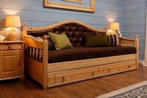 Кровать Тахта Фрея 3 мягкая - Мебельная фабрика «Timberica»
