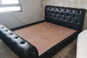 Кровать в мягкой обивке - Мебельная фабрика «Алеф+»