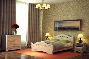Кровать в спальню Нимфа 2 - Мебельная фабрика «ДАРИНА»